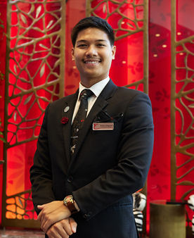 Guest relations manager - Bobby Calingasan